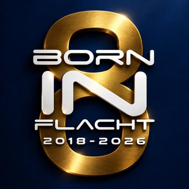 Acht Jahre Born in Flacht: goldenes Jubiläumsmotiv 2018–2026
