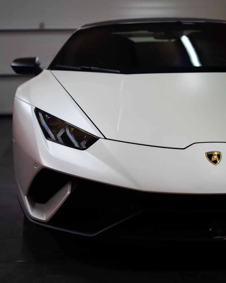 Originalprojekt: weißer Lamborghini Huracán Performante