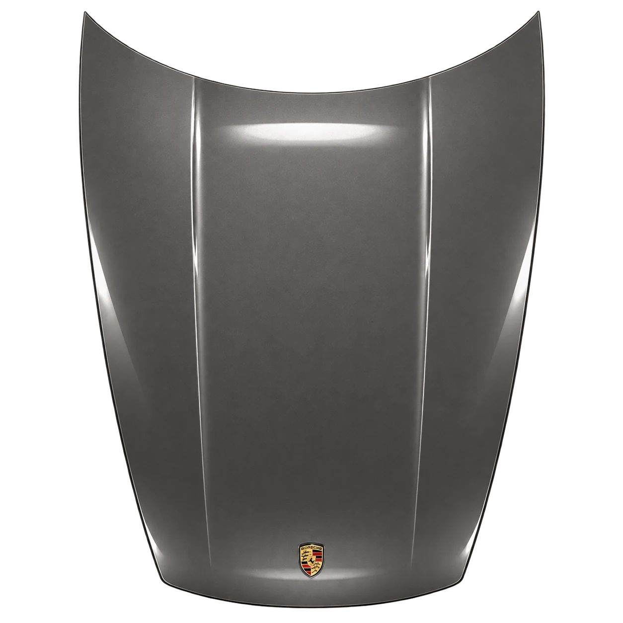 Motorhaube als illustrative Montagefläche