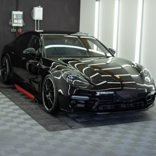 Porsche Panamera Keramikversiegelung bei GLAXI in Schwäbisch Hall