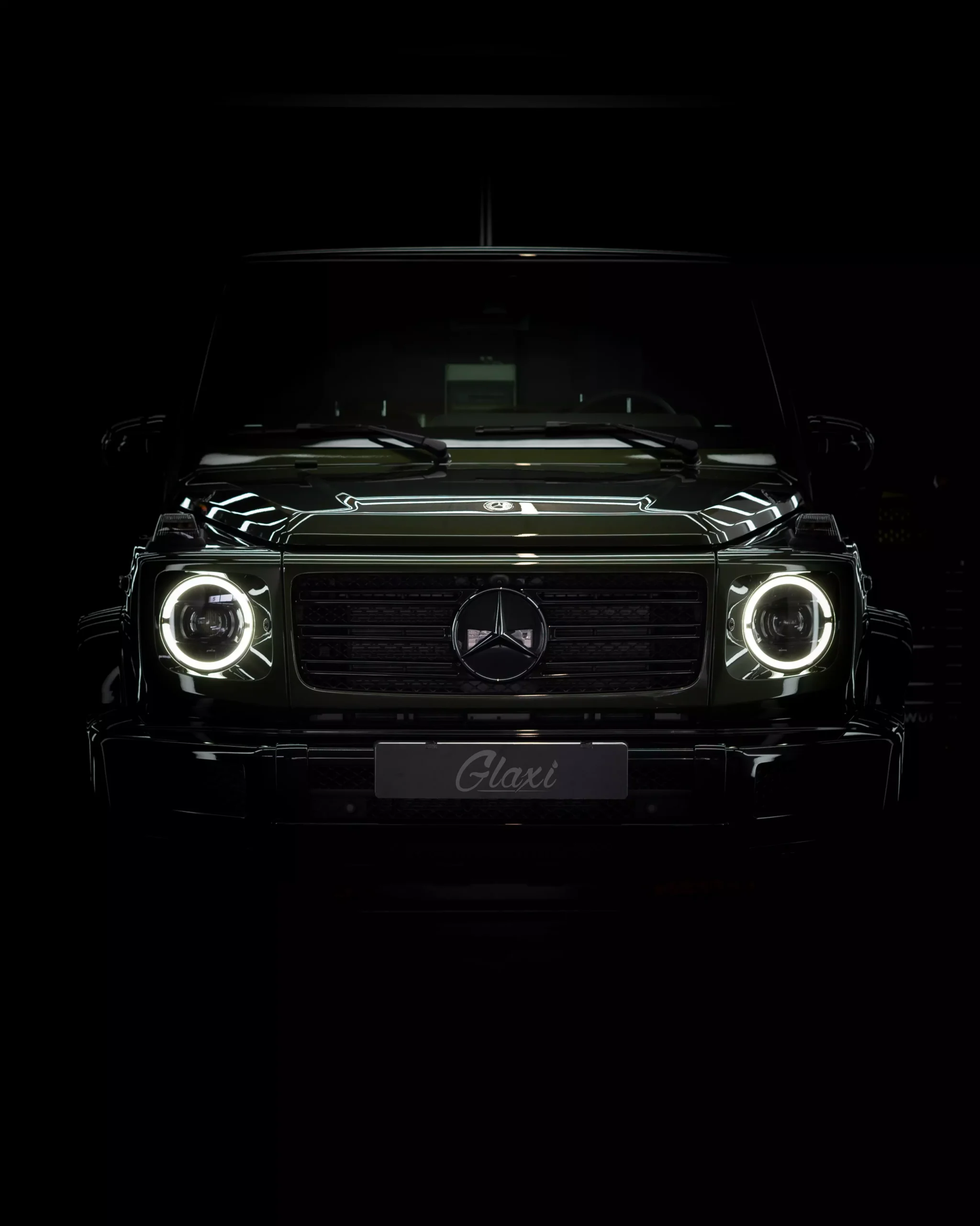 Mercedes-Benz G500 in oliv Metallic mit Keramikversiegelung