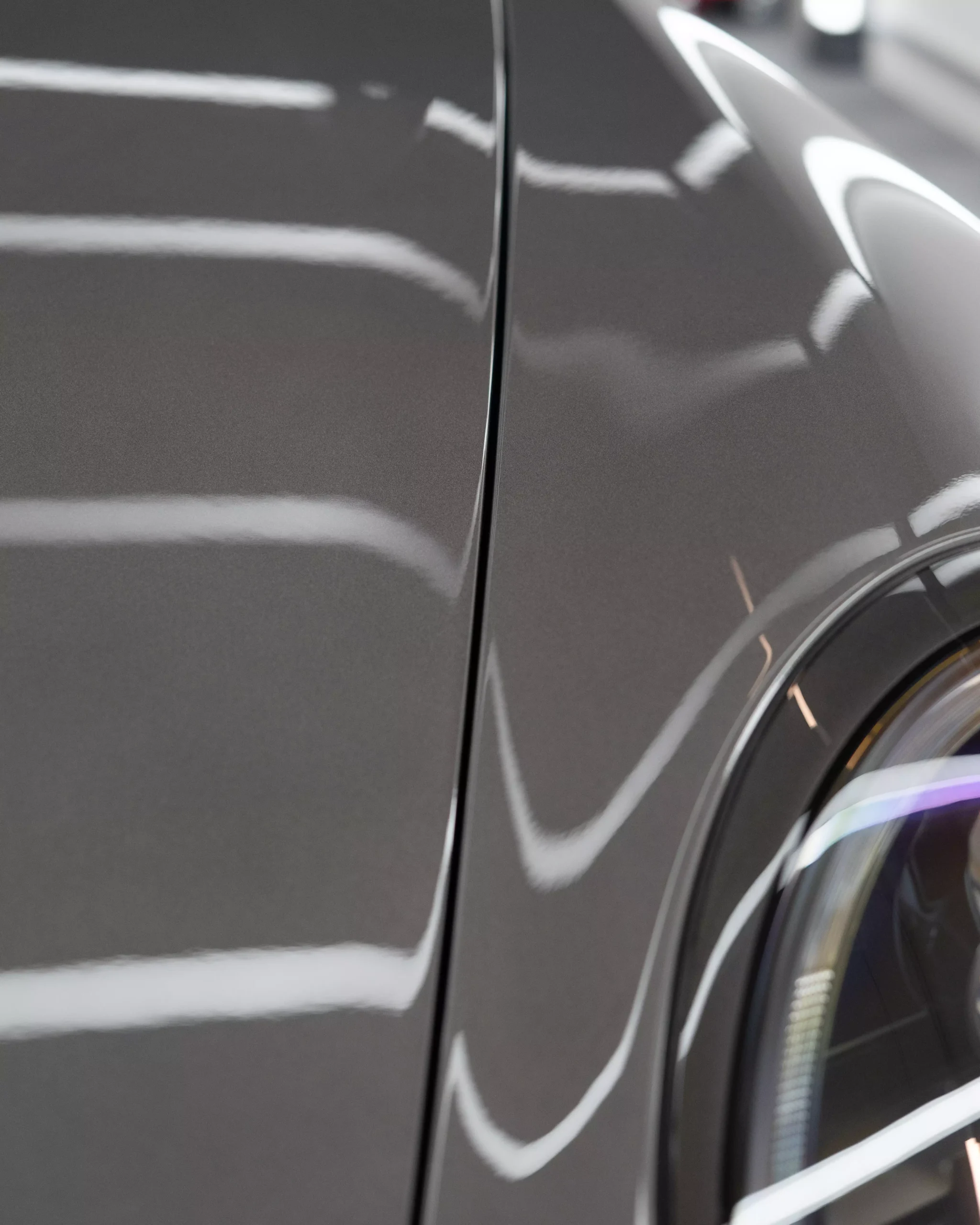 Details einer Lackschutzfolierung Porsche 911 Turbo S