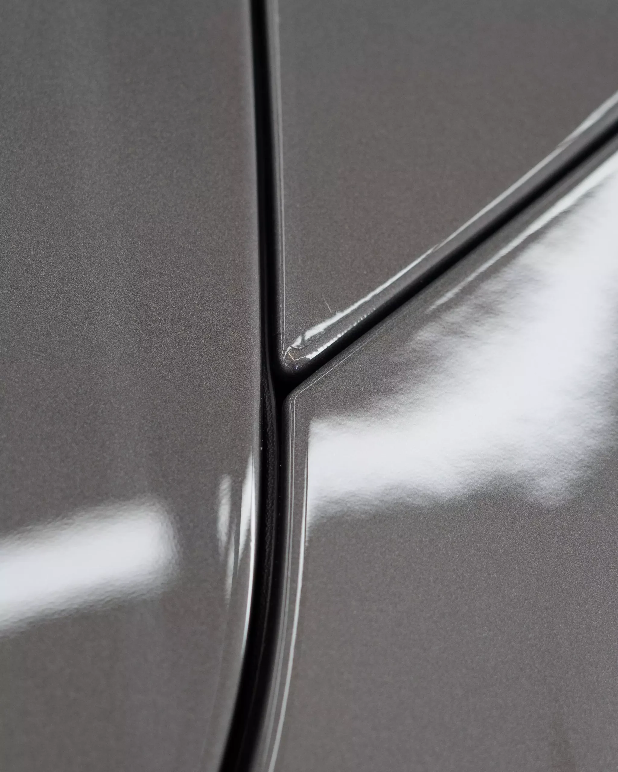 Details einer Lackschutzfolierung an einem Porsche Turbo S