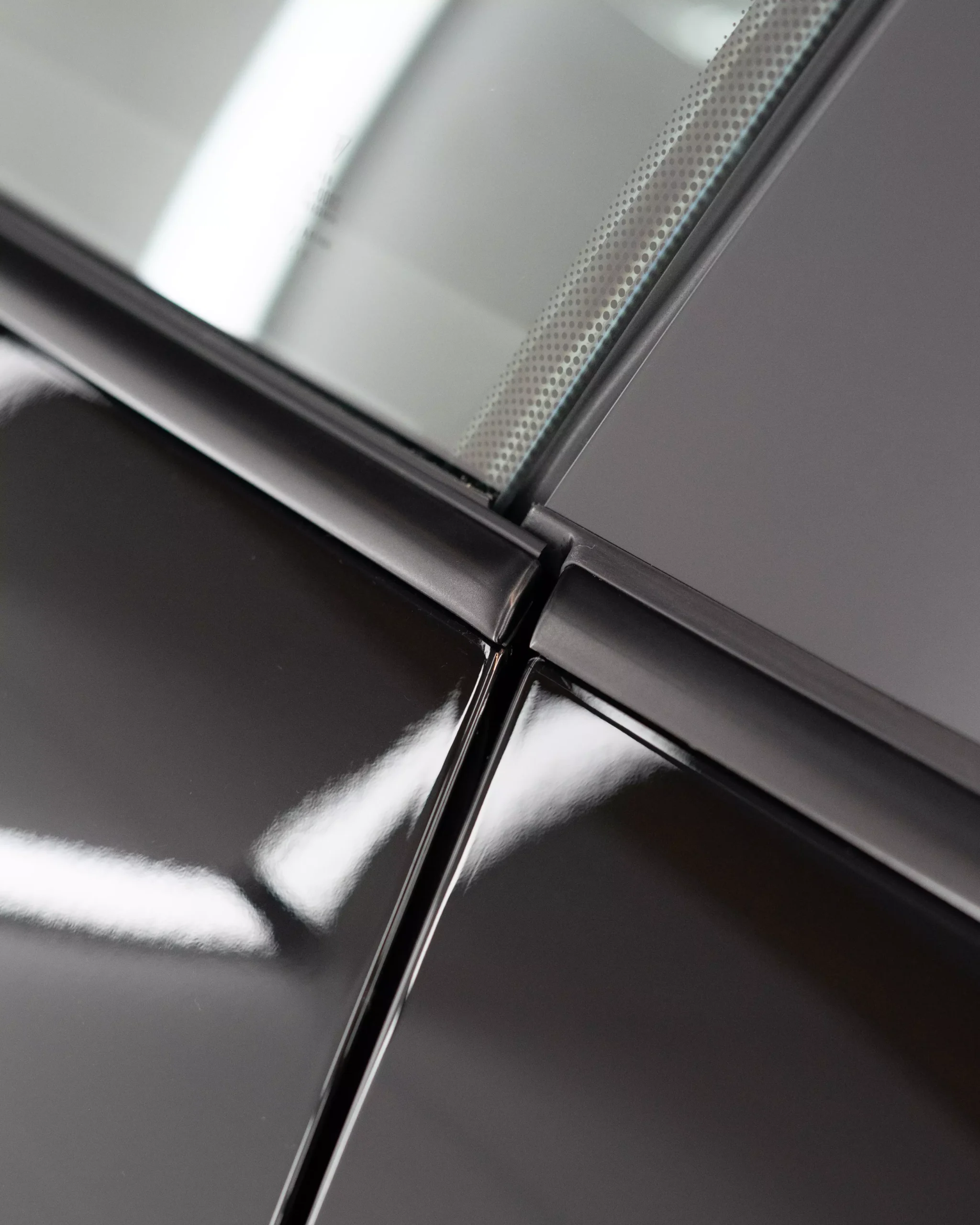 Details einer fertigen Lackschutzfolierung an einem Porsche 991 GT3 RS.