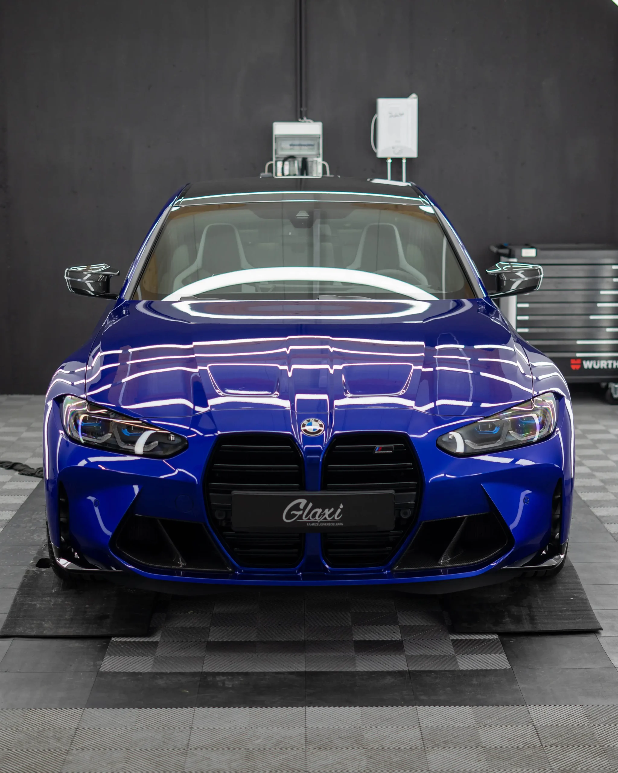 Der BMW M3 Competition G80 ist aufgrund von der neuen Front einer der aggressiv ausschauenden BMWs die es je gegeben hat.